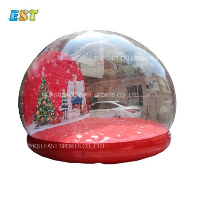 Wholesale cheap character life size inflatable snow globe photo booth diameter snow globe winter scene