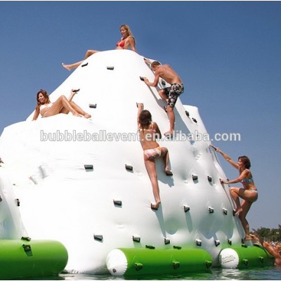 Water floating park china cheap price inflatable water iceberg