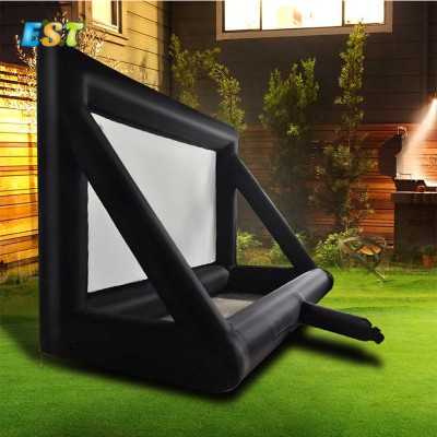 Cheap Price Air Cinema Inflatable Movie Screen Blow Up TV Screen And Projector